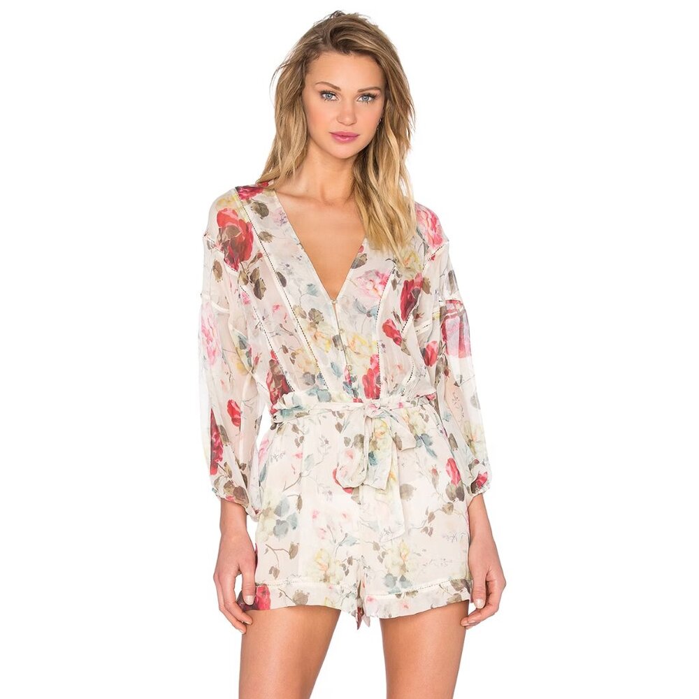 Zimmermann Mischief Ladder Playsuit Romper Size 1 Small b47E
